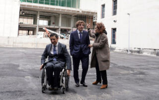 Las obras de la nueva sede de Policía Municipal en Puente de Vallecas entran en su recta final