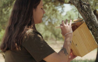 El CRAS colabora con la Fundación Lesionado Medular para la construcción de cajas nido