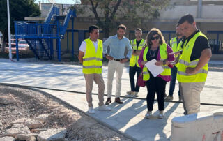 La remodelación del Parque Príncipe de Asturias en Santiago de la Ribera podría finalizar antes de lo esperado