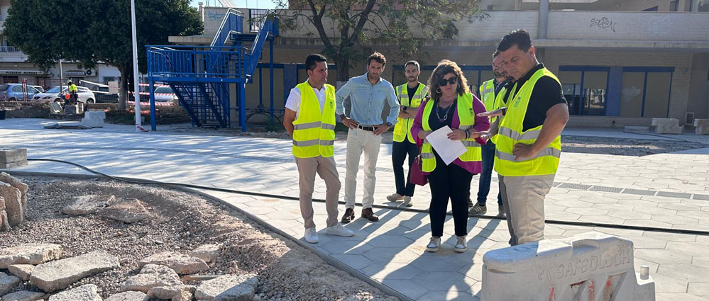 La remodelación del Parque Príncipe de Asturias en Santiago de la Ribera podría finalizar antes de lo esperado