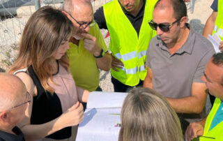 Las obras de construcción del puente de El Raal, en Murcia, avanzan a buen ritmo y según la planificación prevista