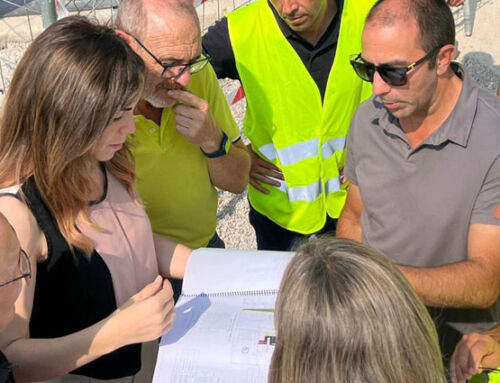 Las obras de construcción del puente de El Raal, en Murcia, avanzan a buen ritmo y según la planificación prevista