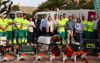 Jumilla refuerza el mantenimiento de las zonas verdes con un servicio sostenible