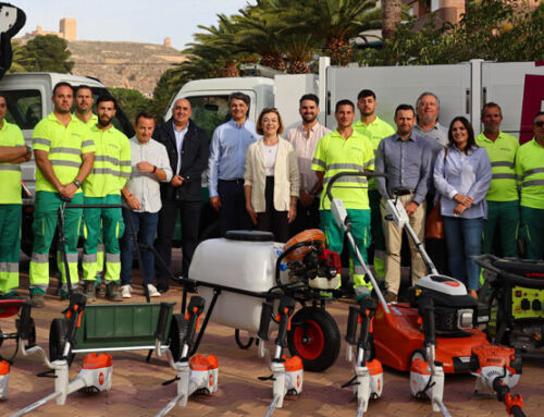 Jumilla refuerza el mantenimiento de las zonas verdes con un servicio sostenible