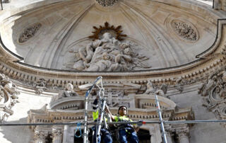 Orthem culmina la restauración del imafronte de la Catedral de Murcia
