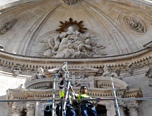 Orthem culmina la restauración del imafronte de la Catedral de Murcia