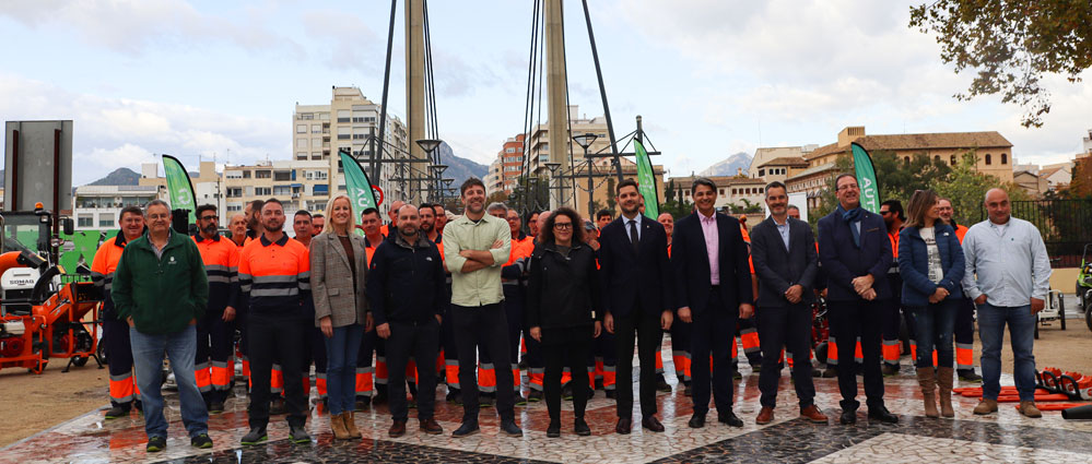 Gandia impulsa un mantenimiento sostenible de sus zonas verdes