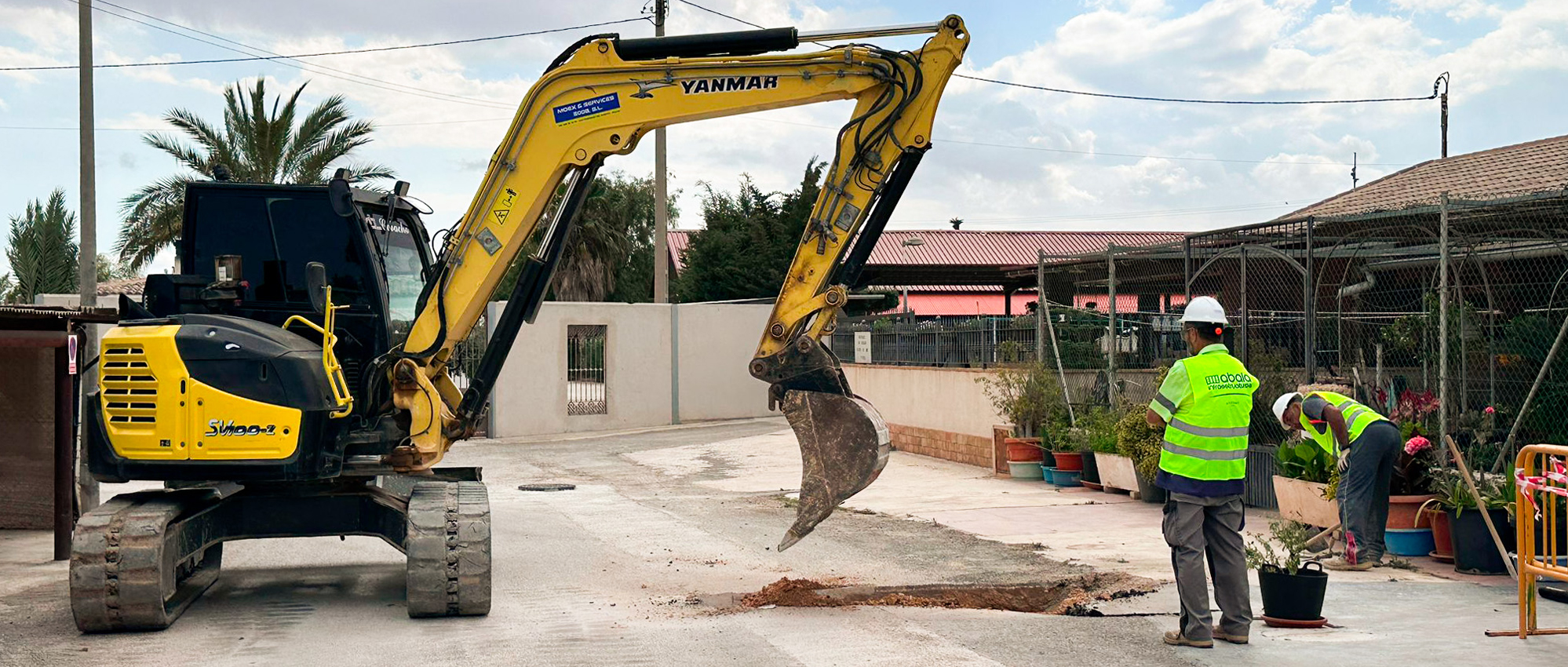 San Javier sigue mejorando su red de saneamiento con un nuevo colector