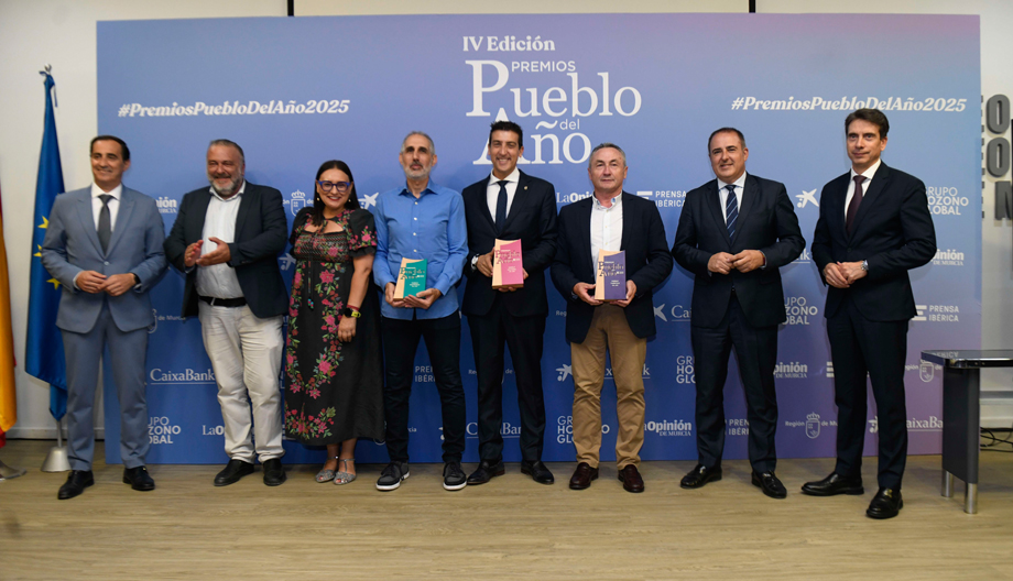 Hozono Global reafirma su compromiso con el territorio en los Premios Pueblo del Año de la Región de Murcia