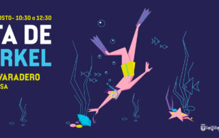 Villajoyosa organiza una ruta de snorkel para poner en valor las playas urbanas como ecosistemas naturales