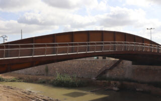 Abala finaliza las obras del puente de El Raal, en Murcia