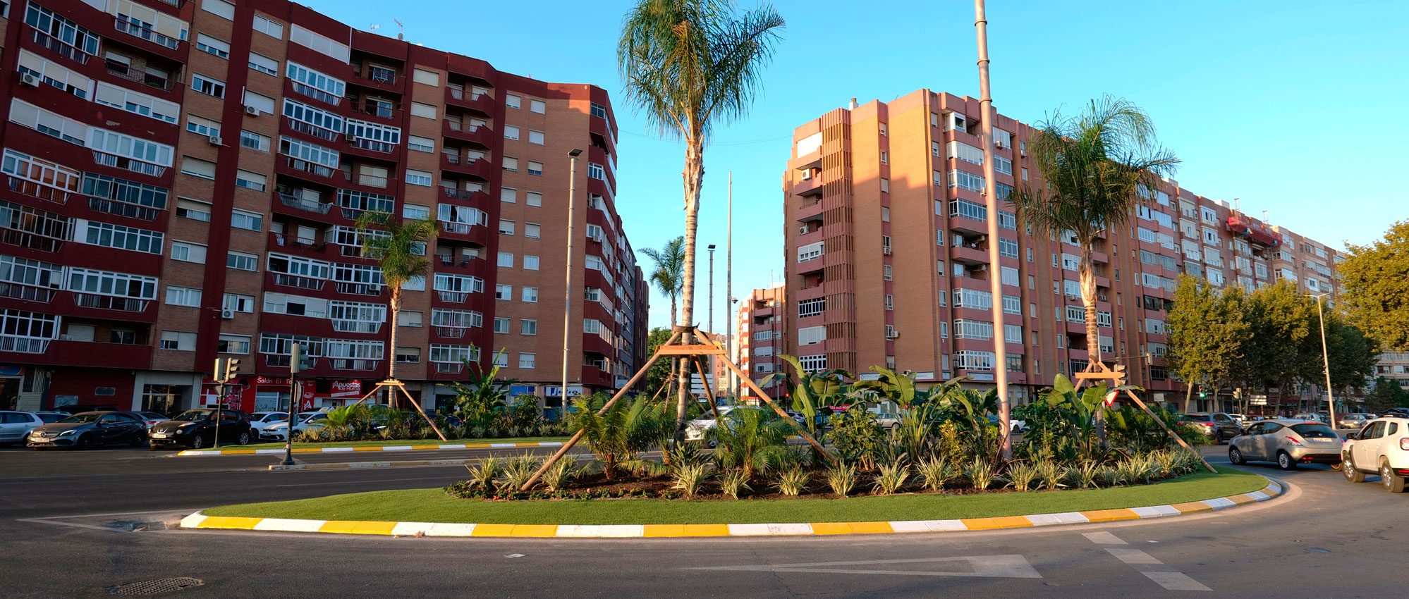 Actúa renueva integralmente la Plaza Alicante de Cartagena para embellecer la entrada a la ciudad
