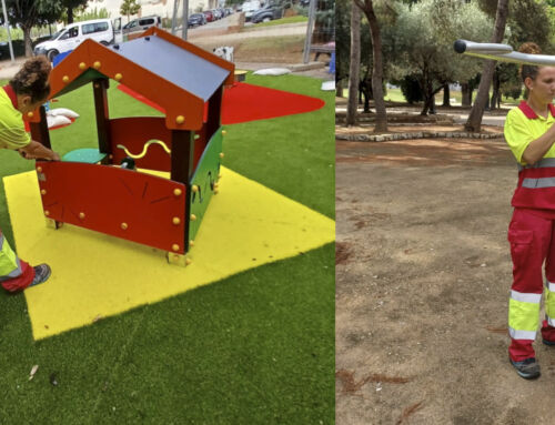 Alzira, en Valencia, mejora más de sesenta áreas de juegos infantiles, pistas multi-juego y áreas biosaludables