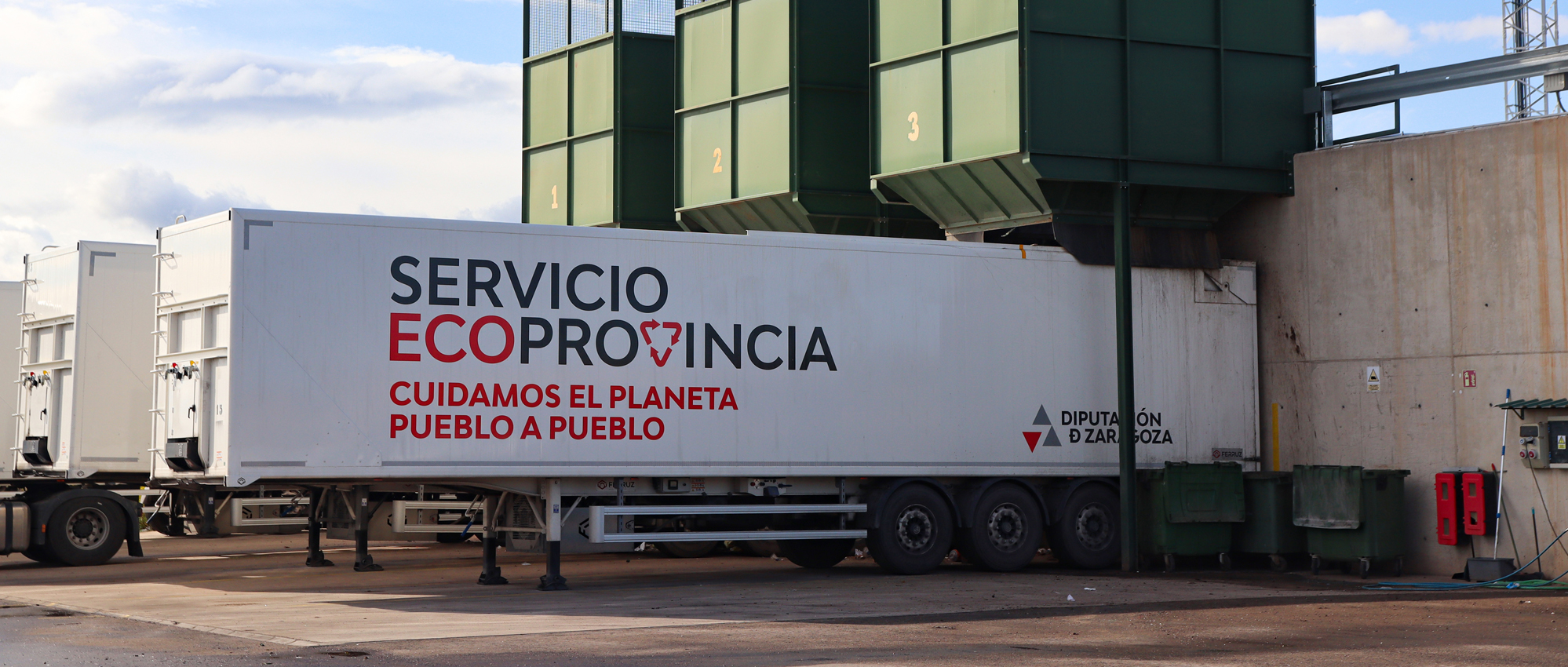 Ecoprovincia gestiona 152.000 toneladas de residuos en la provincia de Zaragoza en sus dos primeros años de servicio