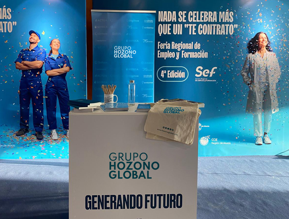 El Grupo Hozono Global presenta sus oportunidades profesionales en la Feria Regional de Empleo de Murcia