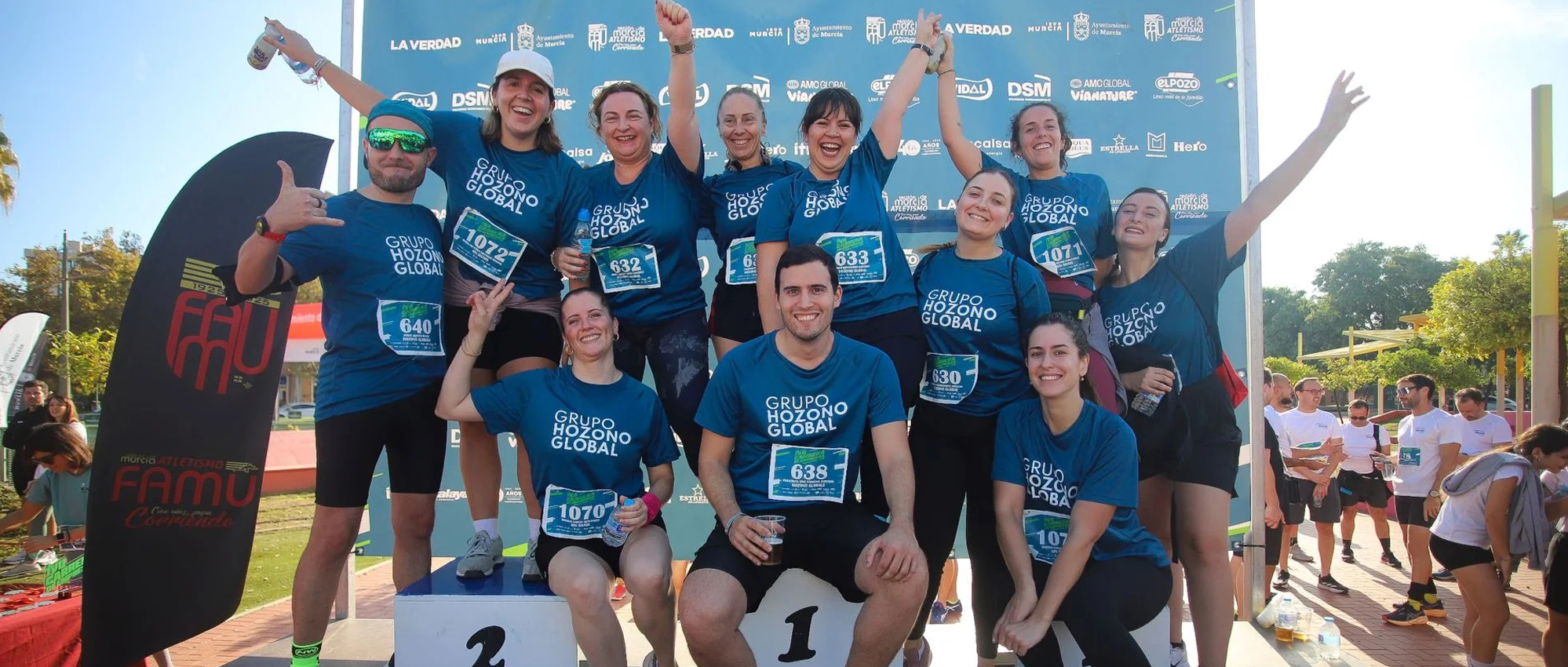 Hozono Global se hace con el podio de la VII Carrera de Empresas de Murcia