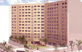 Valencia levanta su primer edificio intergeneracional para el alquiler asequible