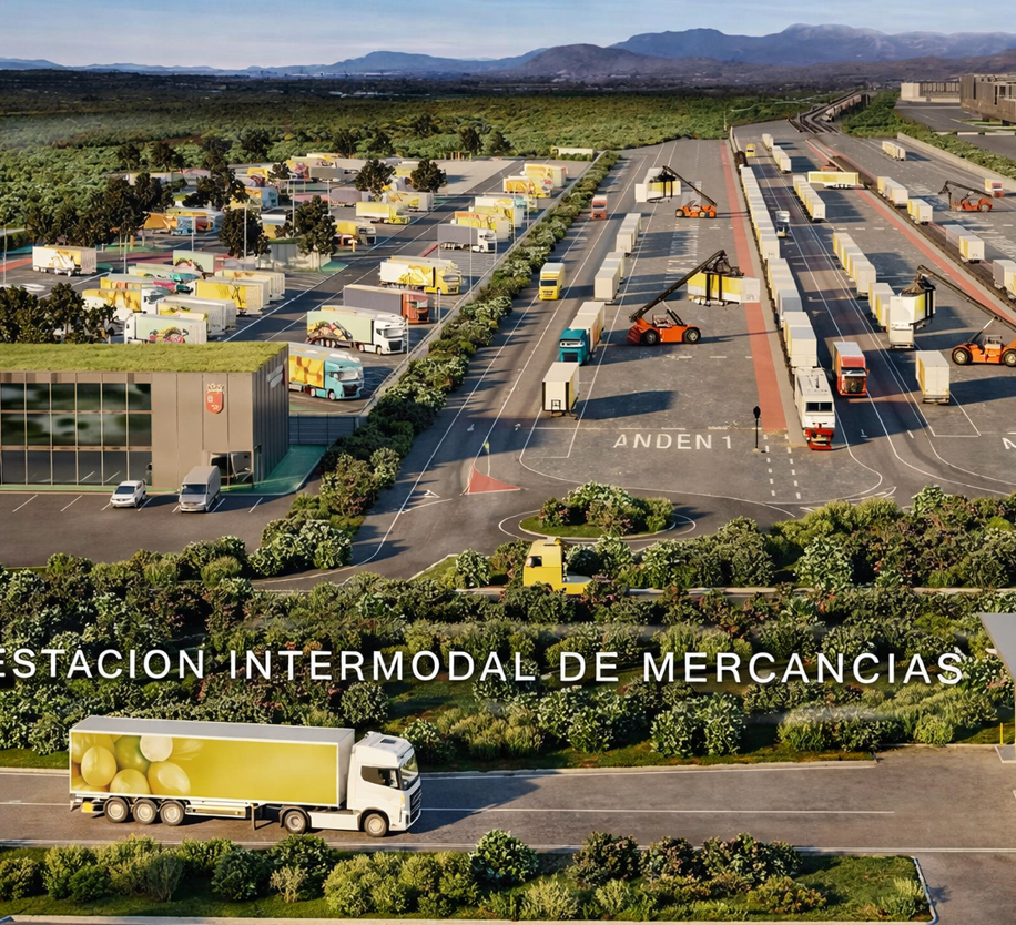 La Zona de Actividades Logísticas (ZAL) de Murcia contará con un aparcamiento de camiones de 20.358 metros cuadrados