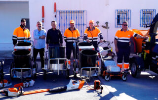 Carboneras refuerza su servicio de limpieza y mantenimiento con nueva maquinaria más eficiente y sostenible