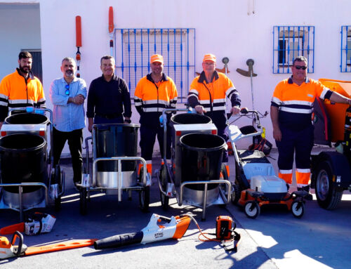 Carboneras refuerza su servicio de limpieza y mantenimiento con nueva maquinaria más eficiente y sostenible