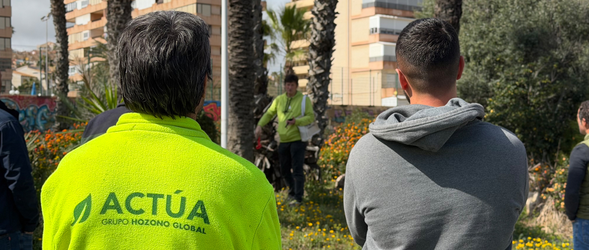 Profesionales de Actúa se forman en biomecánica y gestión de riesgos de palmeras
