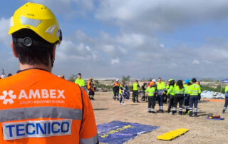 Un simulacro de accidente aéreo moviliza a más de 400 personas en el aeropuerto de Corvera