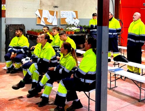 Profesionales de Actúa de la provincia de Alicante se forman en el uso seguro de maquinaria de jardinería y trabajos en altura