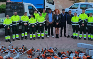 Velilla de San Antonio refuerza el cuidado de sus parques y jardines