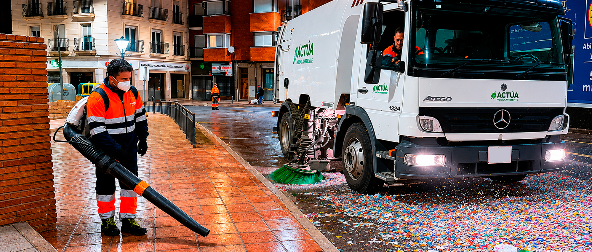El operativo de limpieza de San Isidro recoge 55 toneladas de residuos en Yecla
