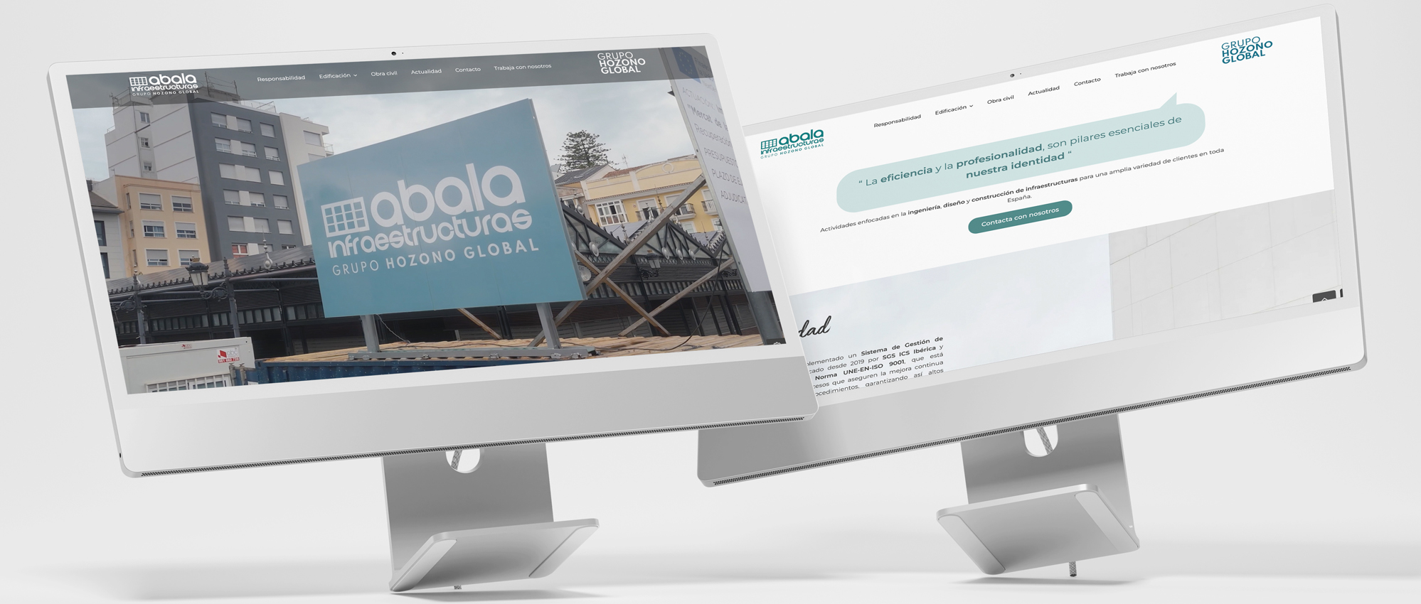 Abala Infraestructuras da un salto digital con una nueva web más visual y accesible
