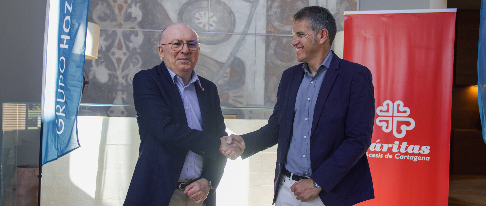 Hozono Global dona a Cáritas Murcia la recaudación de una acción solidaria en Santa Elena Golf Club
