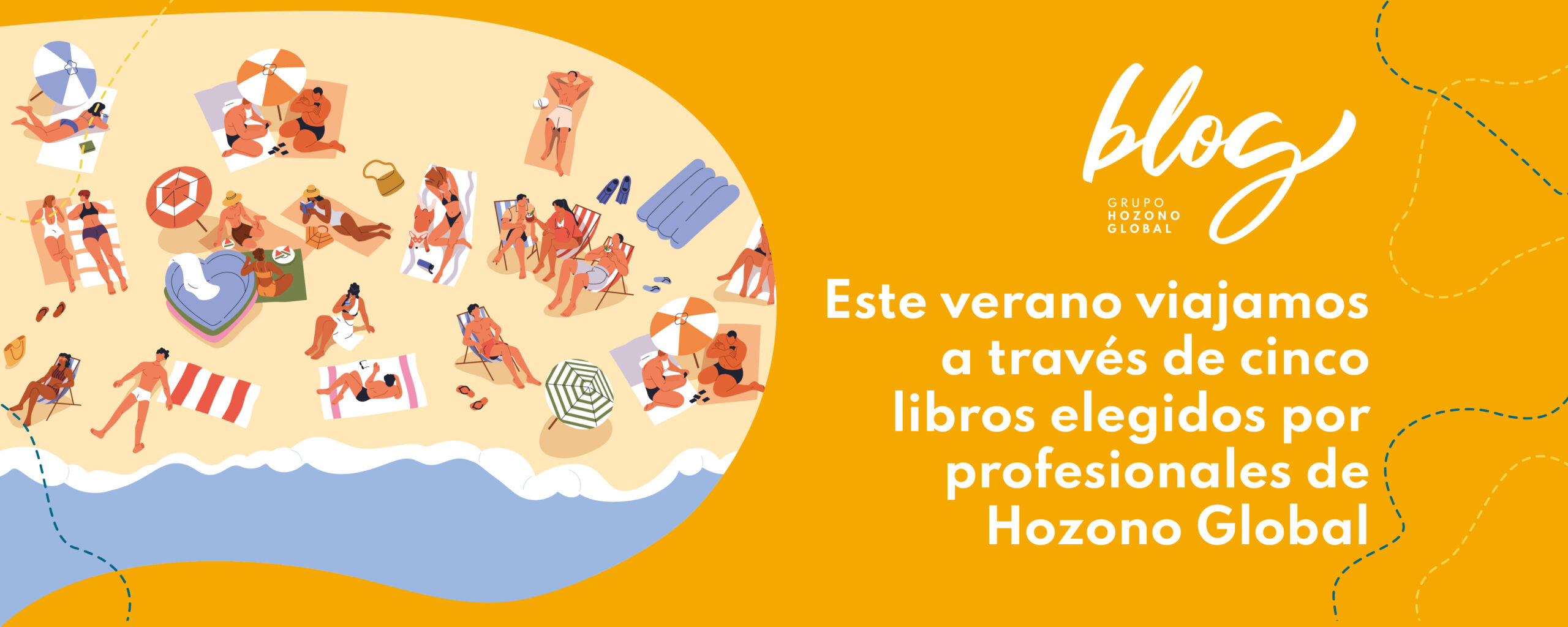 Este verano viajamos a través de cinco libros elegidos por profesiones de Hozono Global