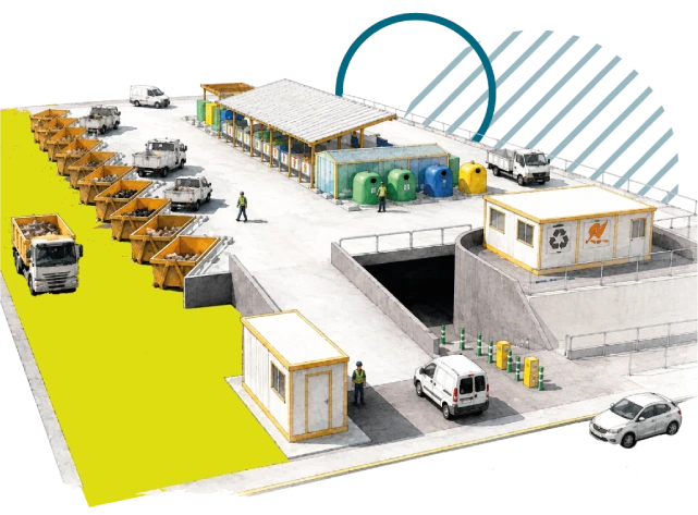 Hozono Global - Área reciclaje