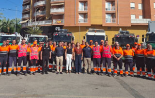 La nueva Brigada de Acción Urbana refuerza el servicio de limpieza viaria en Alcantarilla