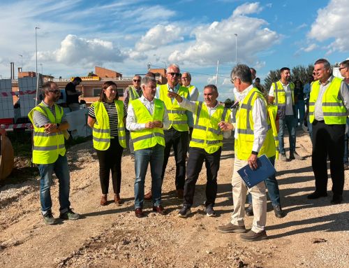 Avanzan las obras de protección frente a inundaciones en el Hospital Comarcal de la Vega Baja