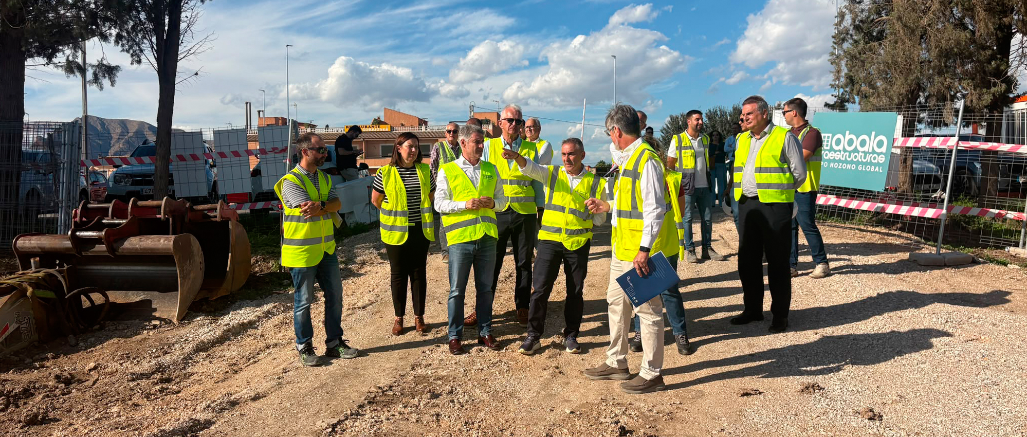 Avanzan las obras de protección frente a inundaciones en el Hospital Comarcal de la Vega Baja